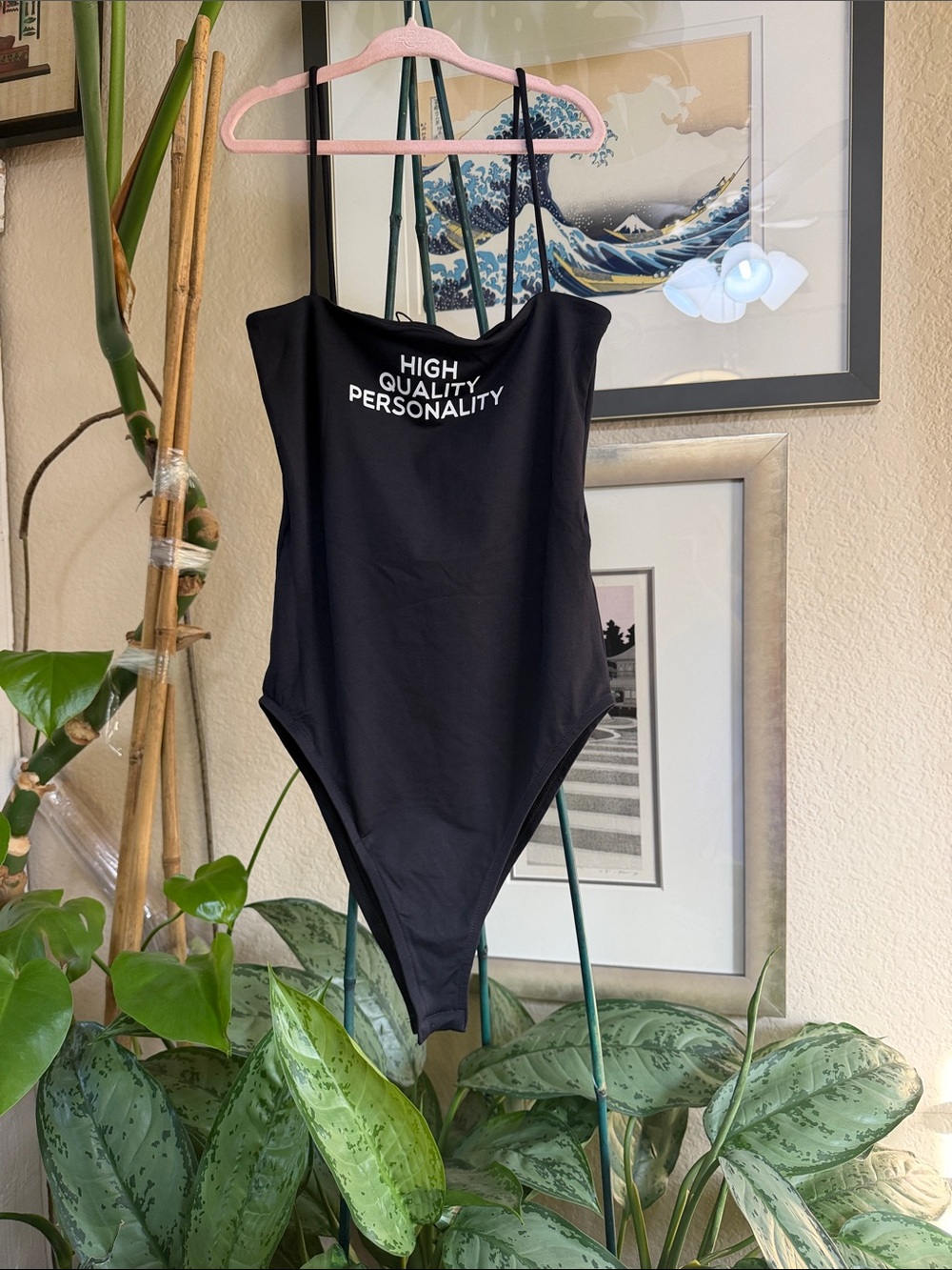 ZARA “High Quality Personality” bodysuit